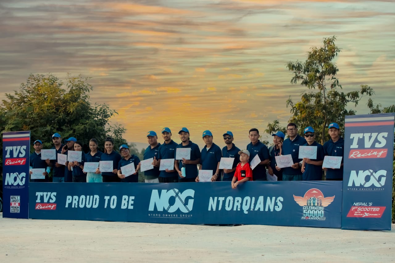 NOG ride completed in  Pokhara