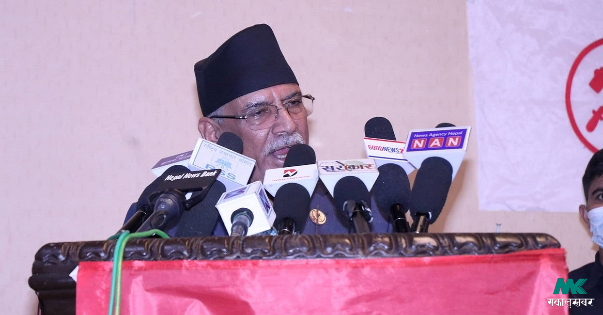 “President should resign if  Citizenship Bill is not verified” – Prachanda (with video)