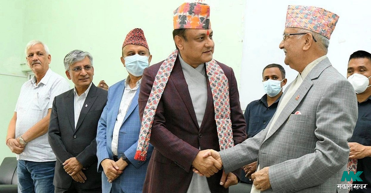 Entering UML, Sarbendra Khanal said – Oli has done nothing wrong to date