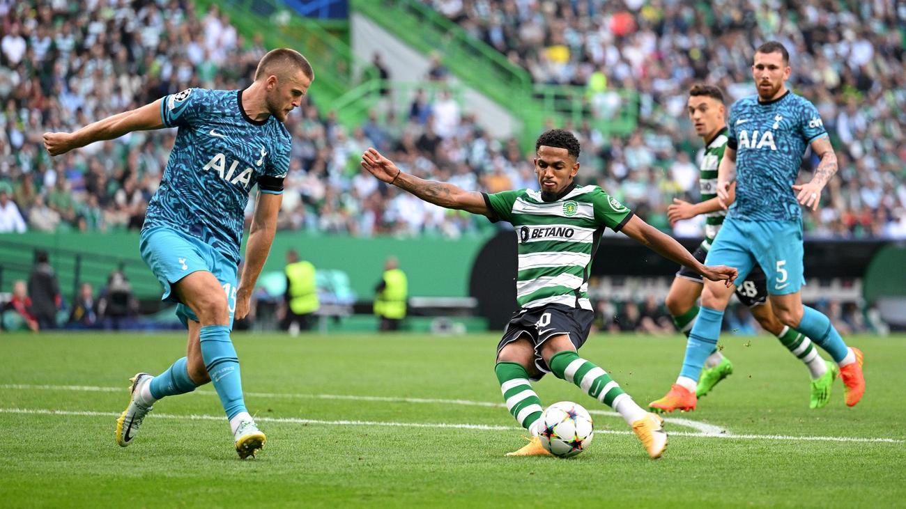 Tottenham lost 2-0 to Sporting