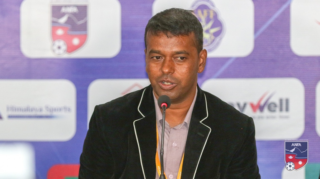 Thapa, head coach of women’s football team, announced his resignation