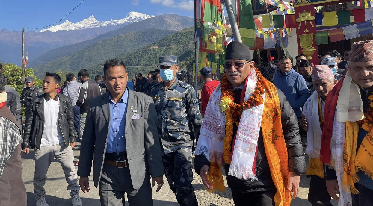 I felt relaxed in Gorkha: Prachanda