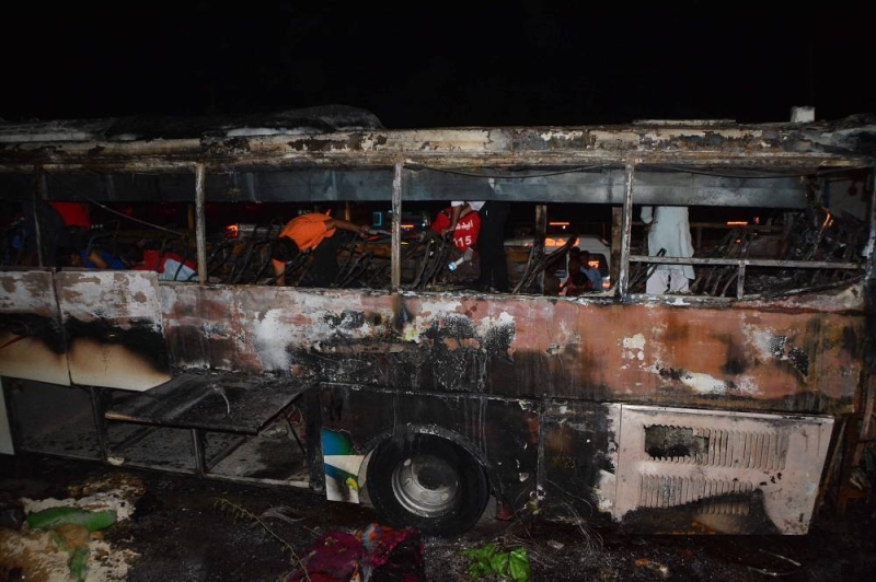 8 children among 18 killed from bus fire in Pakistan’s Sindh
