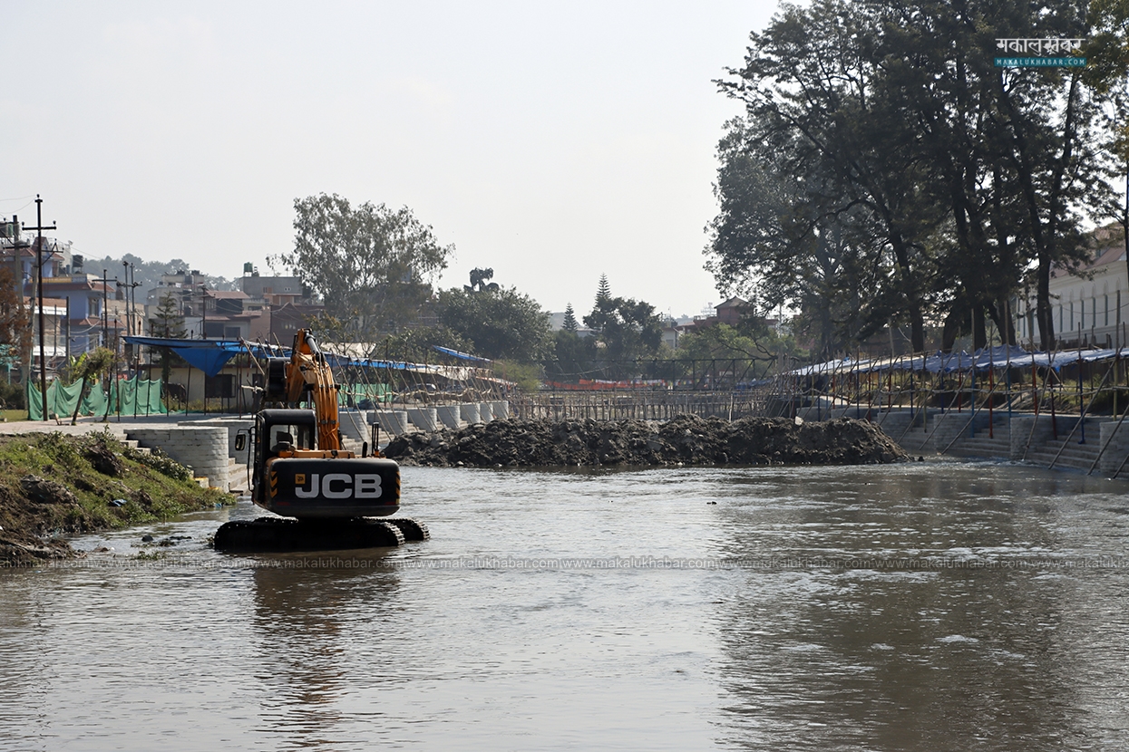 In Pics: Chhath Puja preparations at Gaurighat are nearly complete, with 520 ghats being prepared