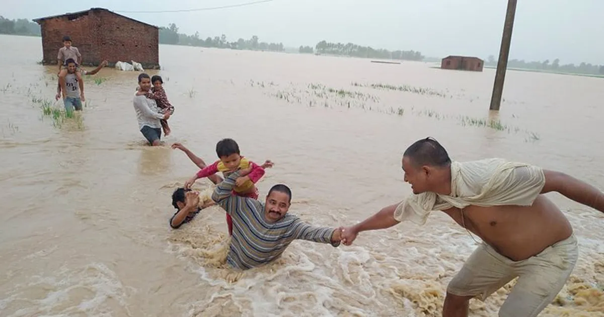 700 families displaced due to flood in Tikapur