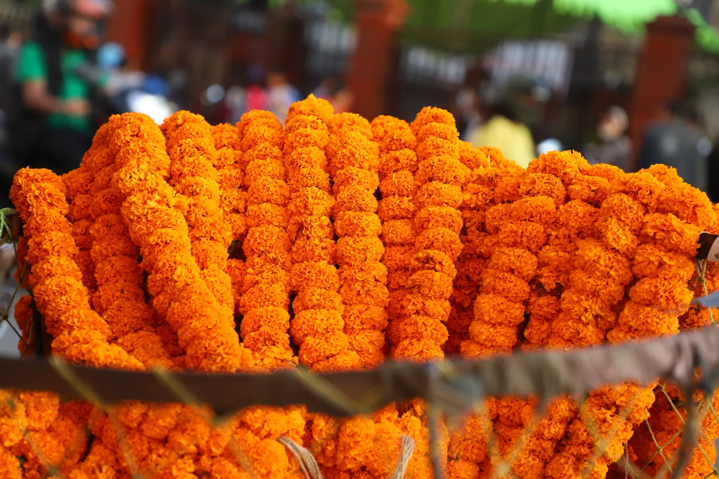 Flower garlands worth Rs 135 million estimated to be sold during Tihar