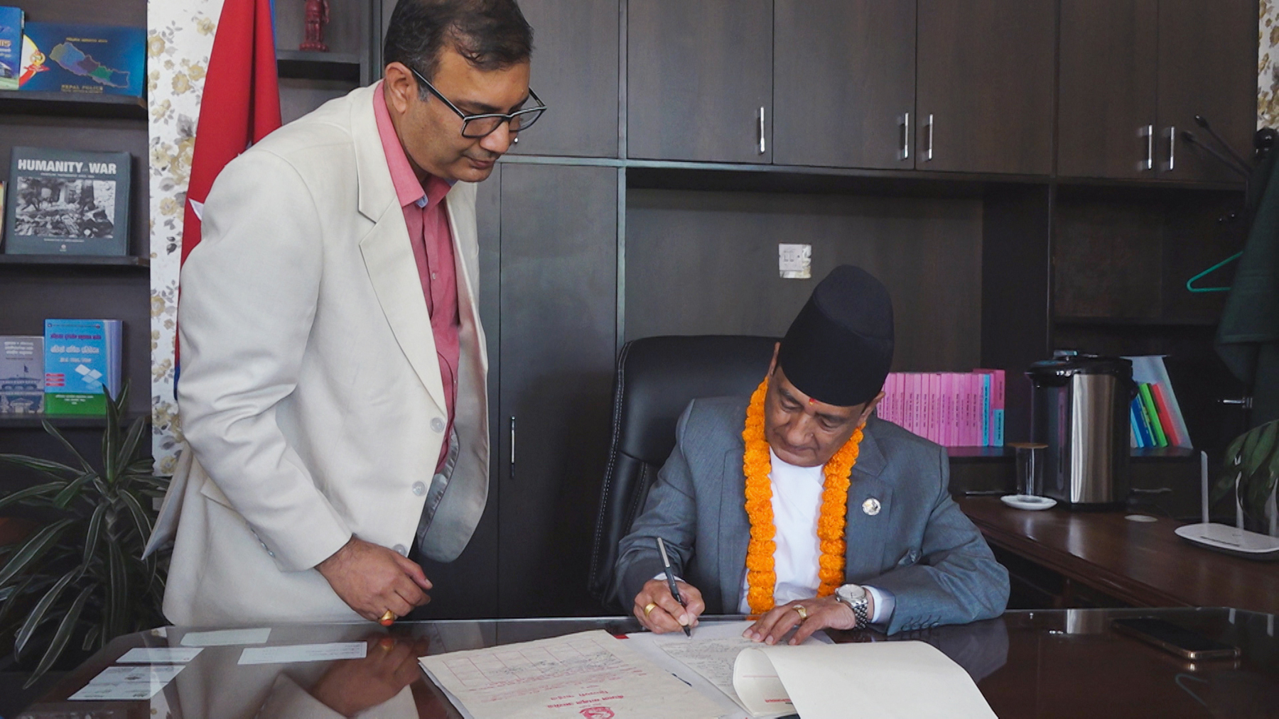 Minister Karki assumes office