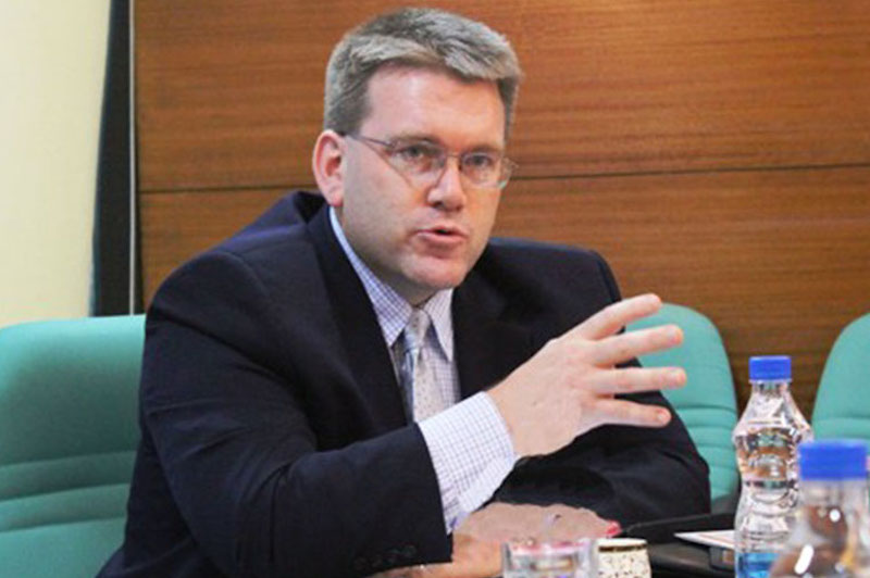 Newly-appointed US Ambassador Thompson arrives in Nepal