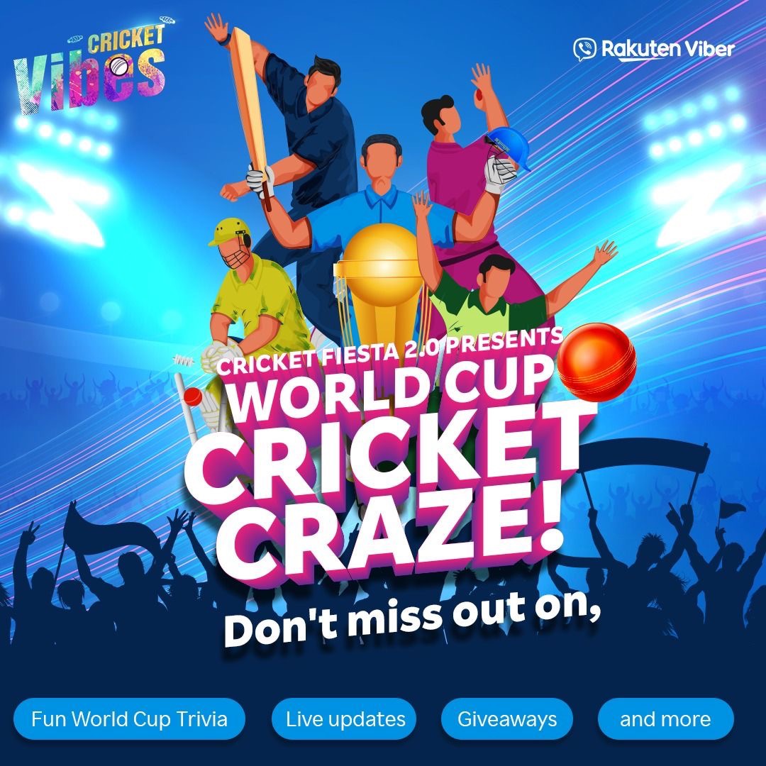 Rakuten Viber adds new Cricket superbot to their slate of exciting Cricket World Cup 2022 activities