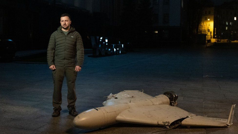 Ukraine war: Russia deploys dozens of drones in two days – Zelensky