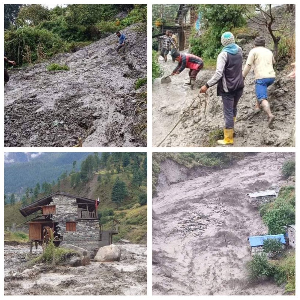 Mugu landslide: Eight dead, three missing