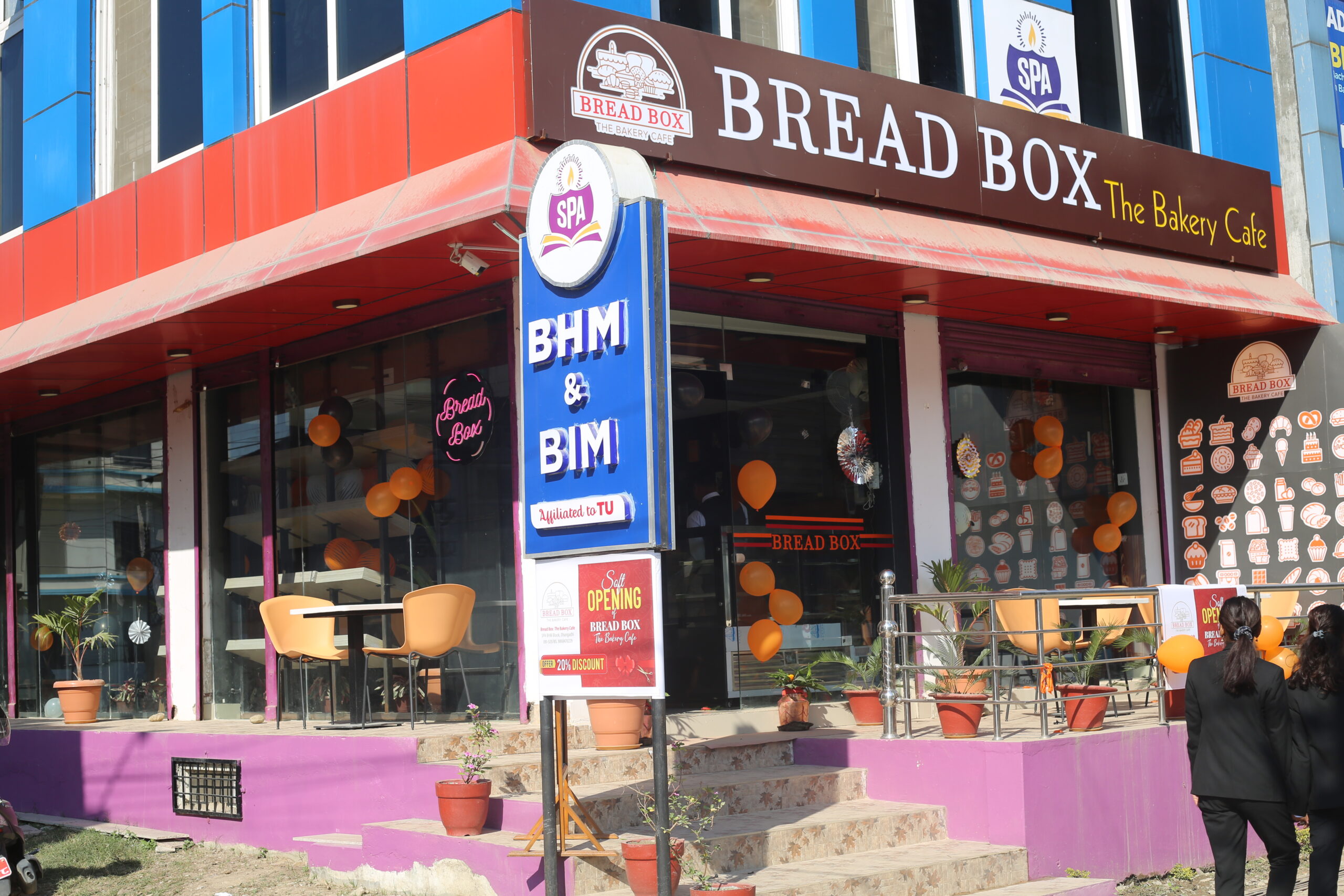 Bread Box Bakery Cafe in operation at Dhangadhi