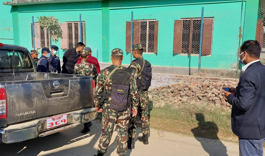 Explosion occurred outside the polling station in Dhangadhi