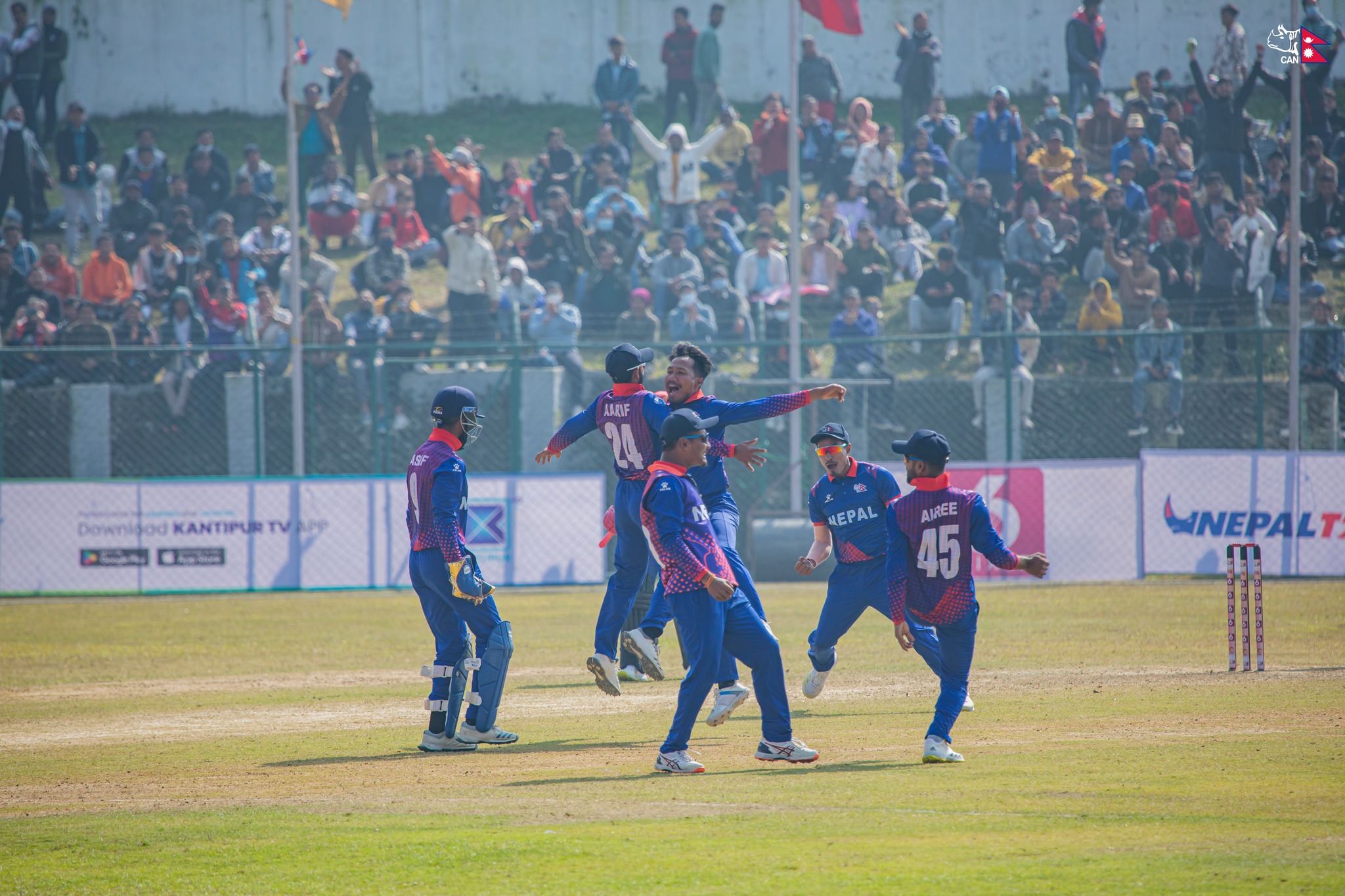 Nepal won ODI series against UAE