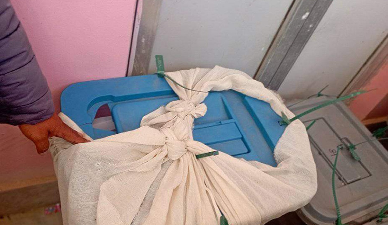 Dispute in Pyuthan following the discovery of a hole in ballot box