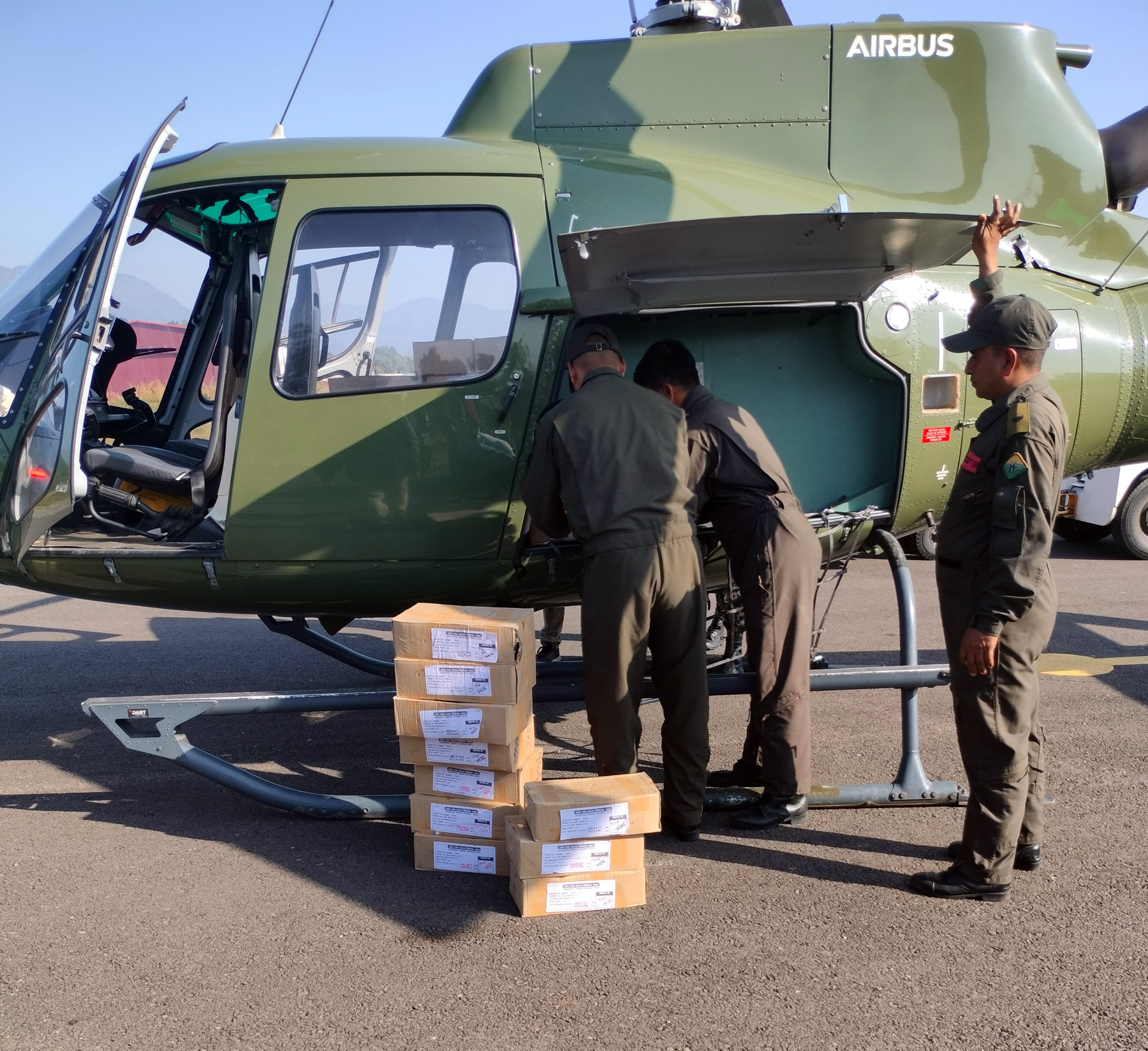 Ballot papers airlifted to Manang and Mustang