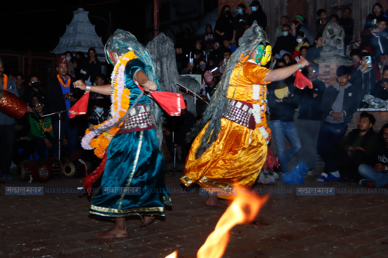 In Pics: Patan’s historic Kartik dance