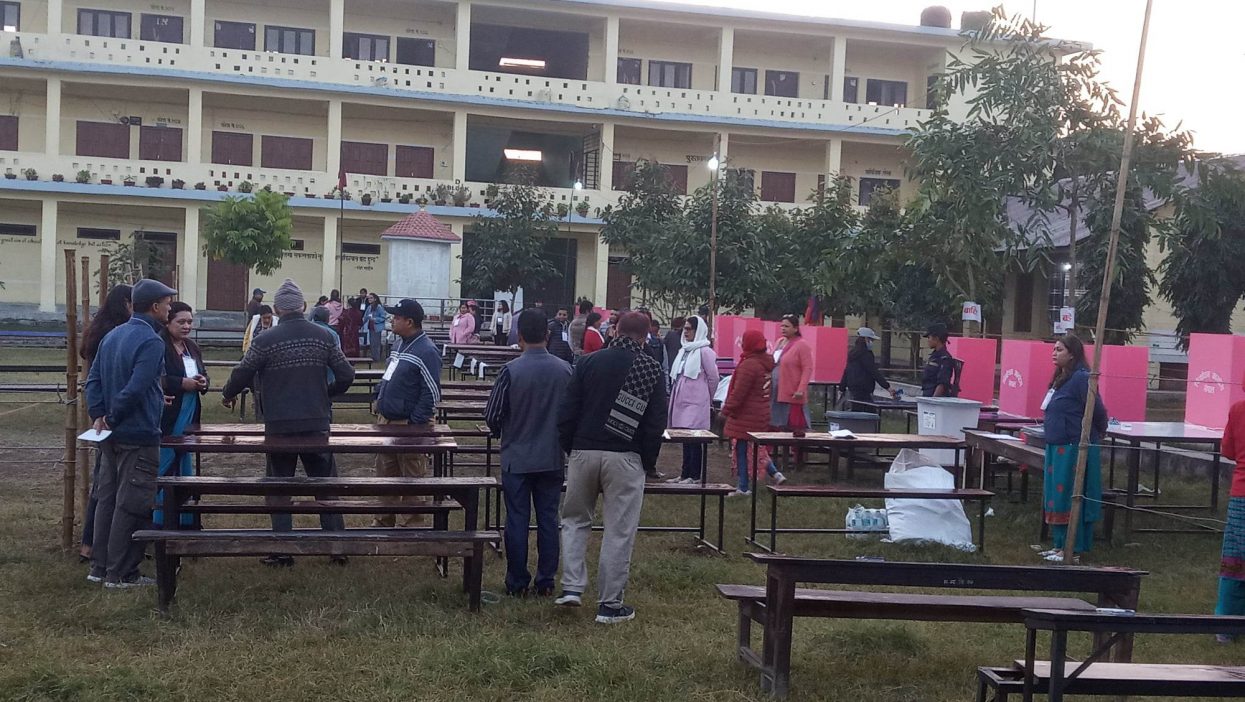 Voters of Chitwan excited, polling started