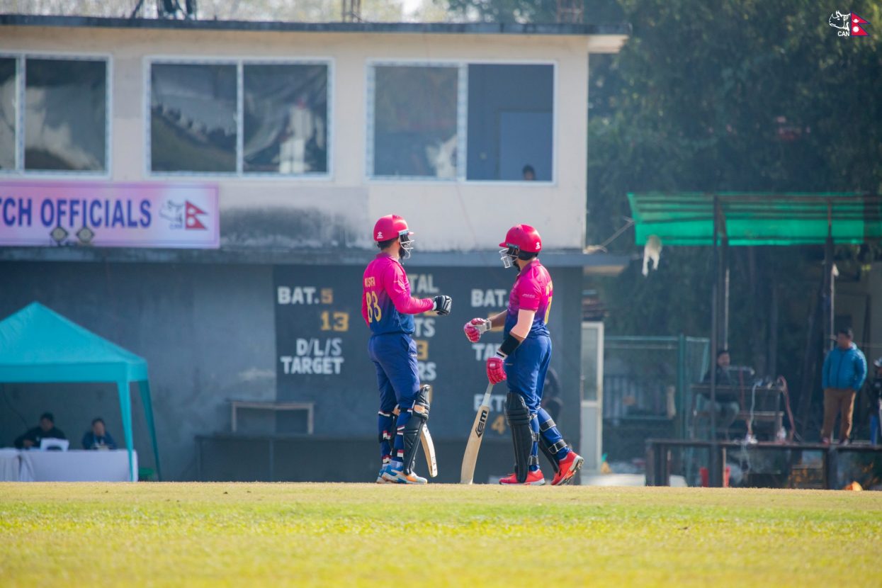 UAE set a 177-run target for Nepal