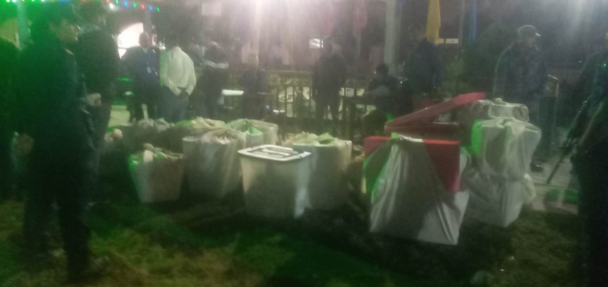 Ballot boxes begin to arrive from various Morang locations (with pictures)