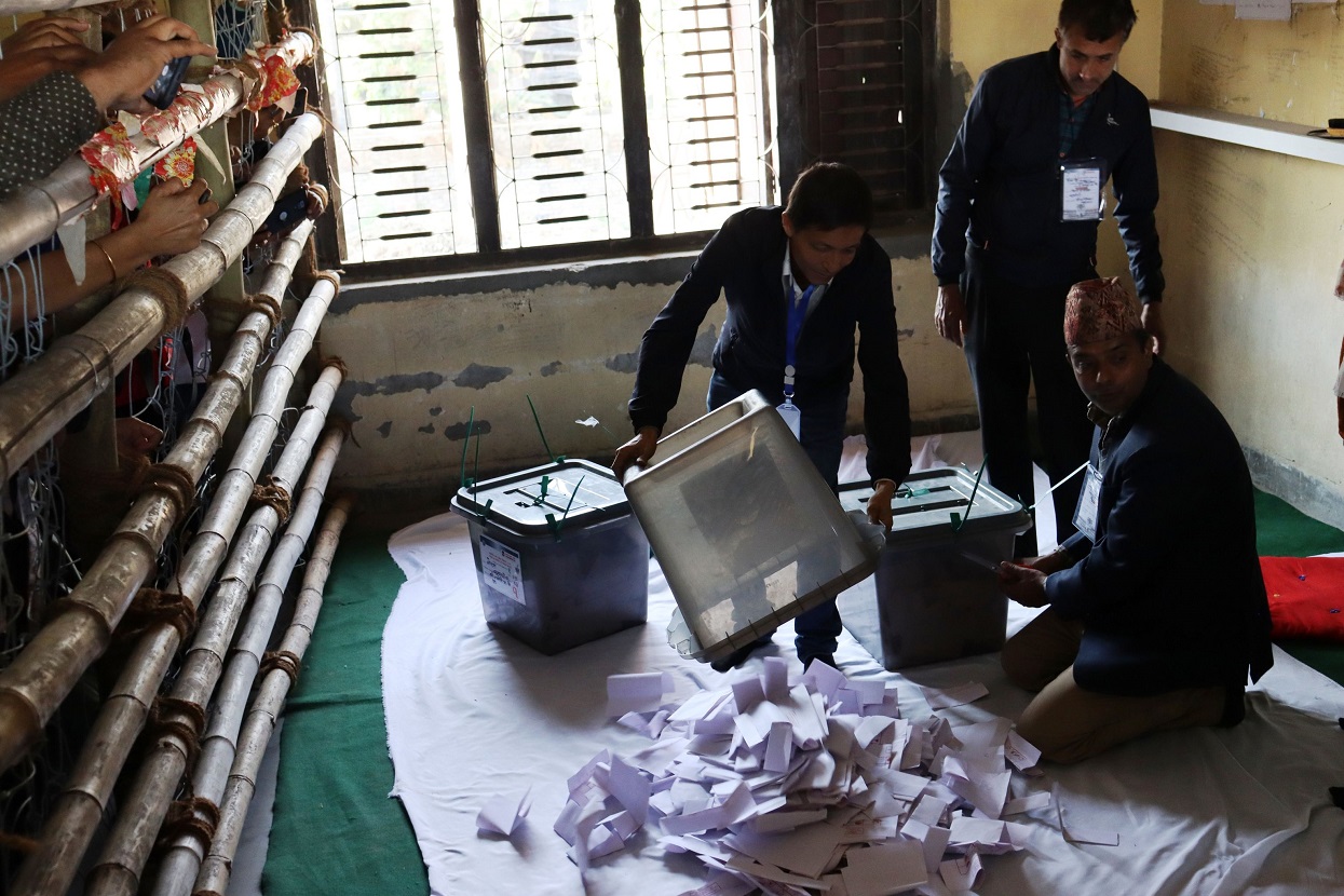 Vote count begins in Morang