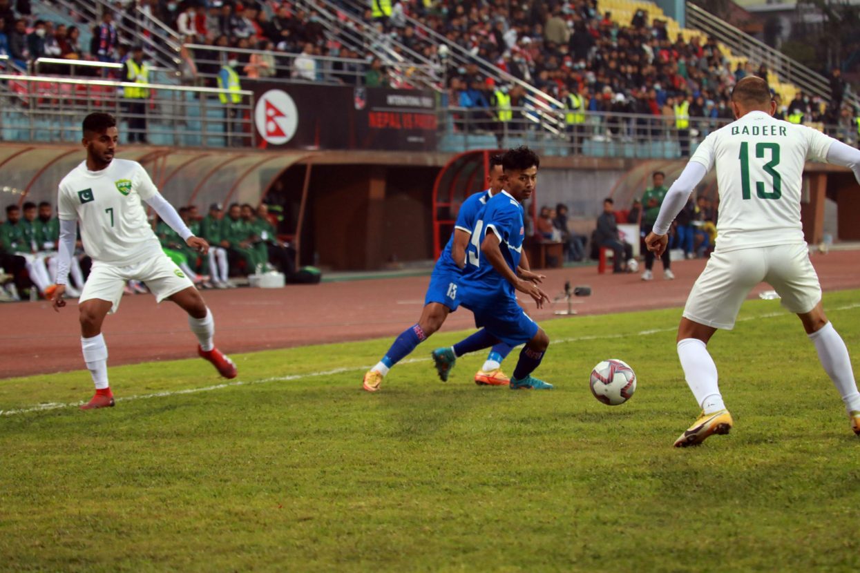 In Pics: Nepal vs Pakistan friendly football match