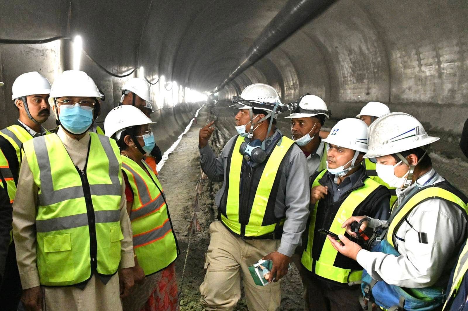 In Pics: Oli inspecting Nagdhunga tunnel route