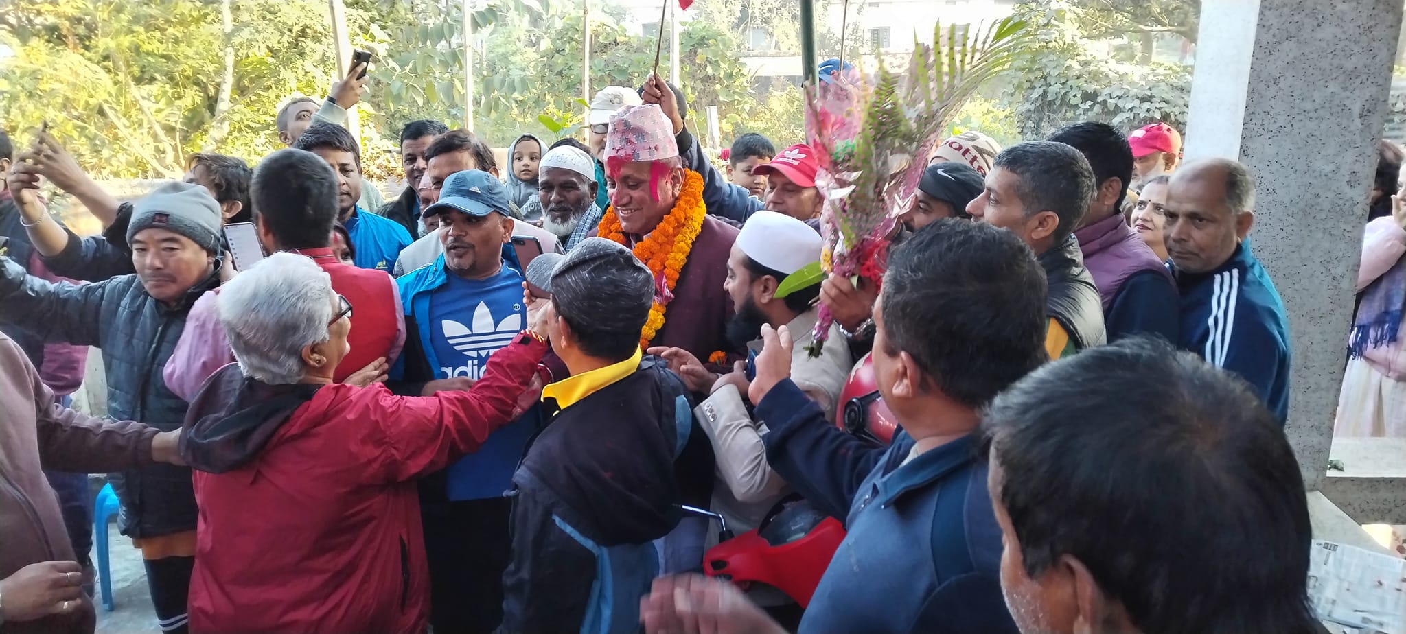 Bhim Parajuli, who did not get the mayor’s ticket for second time, was elected as a member of SA