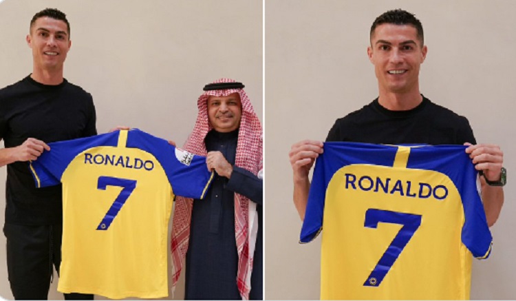 Ronaldo signed a record deal with Saudi club Al Nasser until 2025