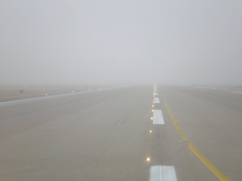 Nationwide flight disruptions due to adverse weather & low visibility