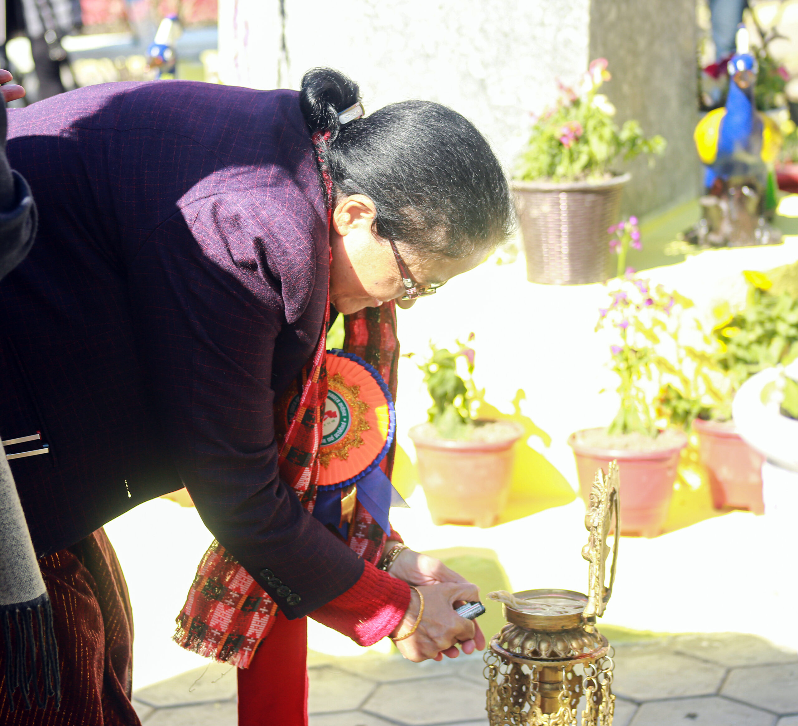 Statue of Bhrikuti at Bhrikuti Fun Park unveiled