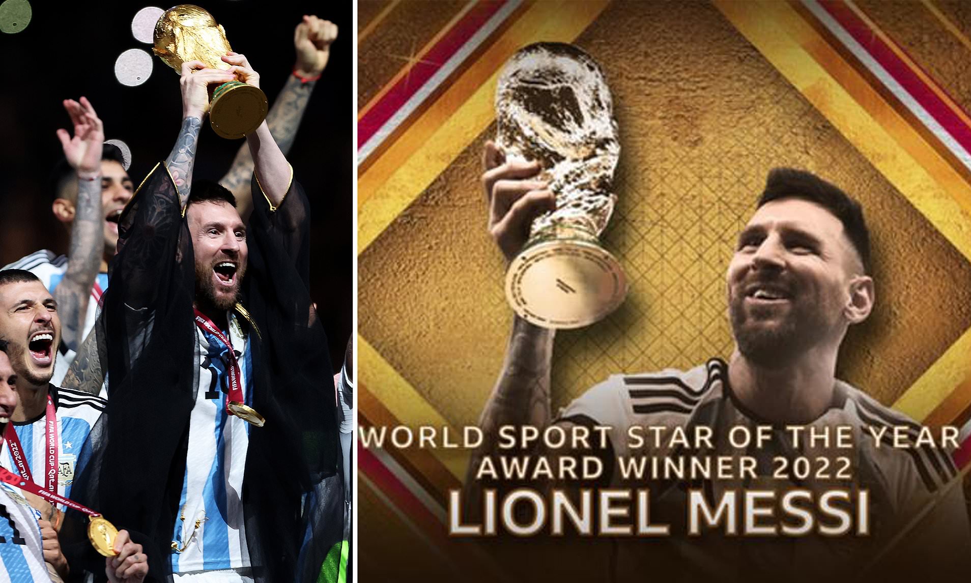 Lionel Messi named ‘World Sports Star of the Year’