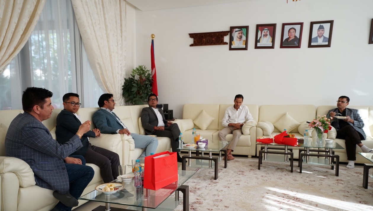 Nepali megastar Rajesh Hamal visits UAE; advocates for digital remittance among Nepali expats