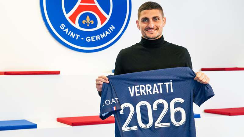 Verratti extends his contract until 2026