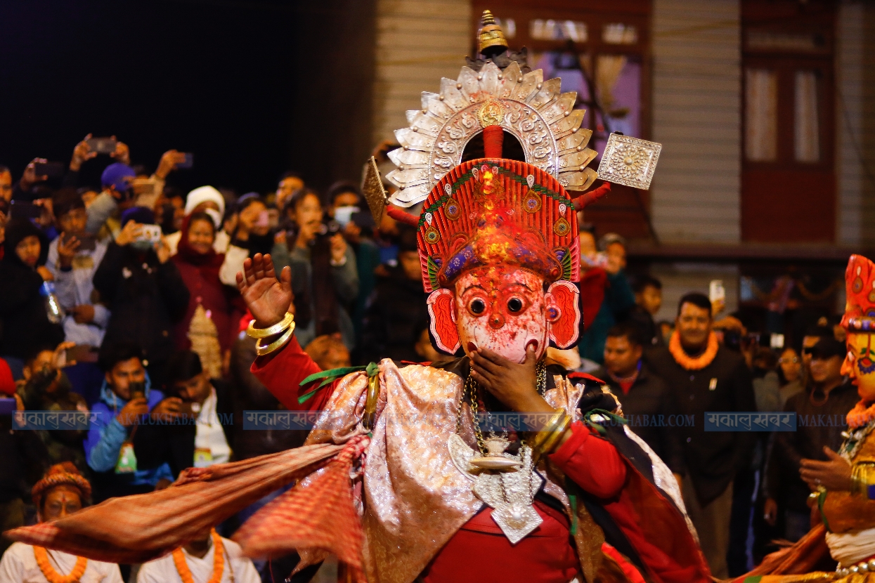 In Pics: Historic Navadurga dance at Gokarneshwor after 33 years