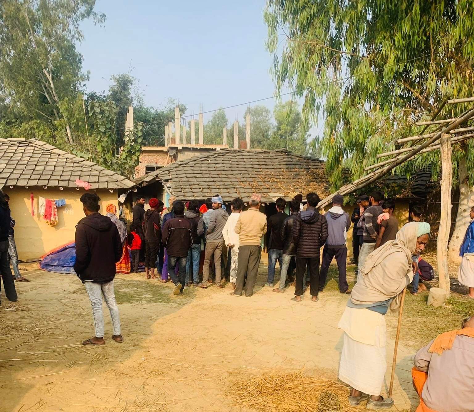 Birendra, who murdered his wife with an ax, was nabbed