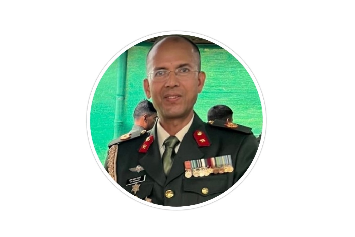 Krishna Prasad Bhandari as Army Spokesman