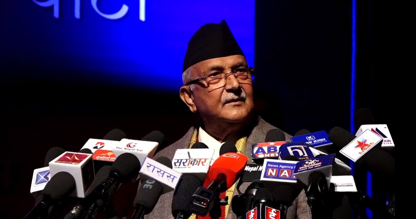 Pokhara air crash: UML Chair Oli calls on government for effective rescue