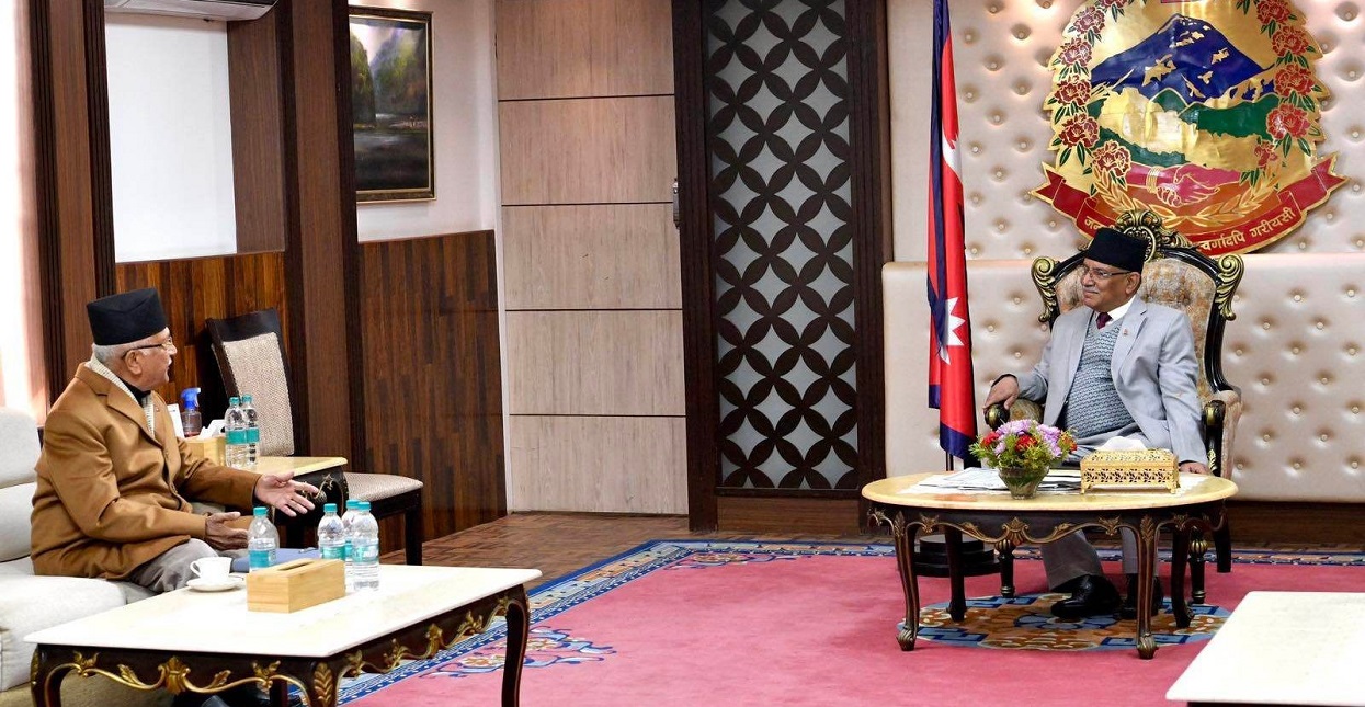 PM Prachanda & Chairperson Oli meet