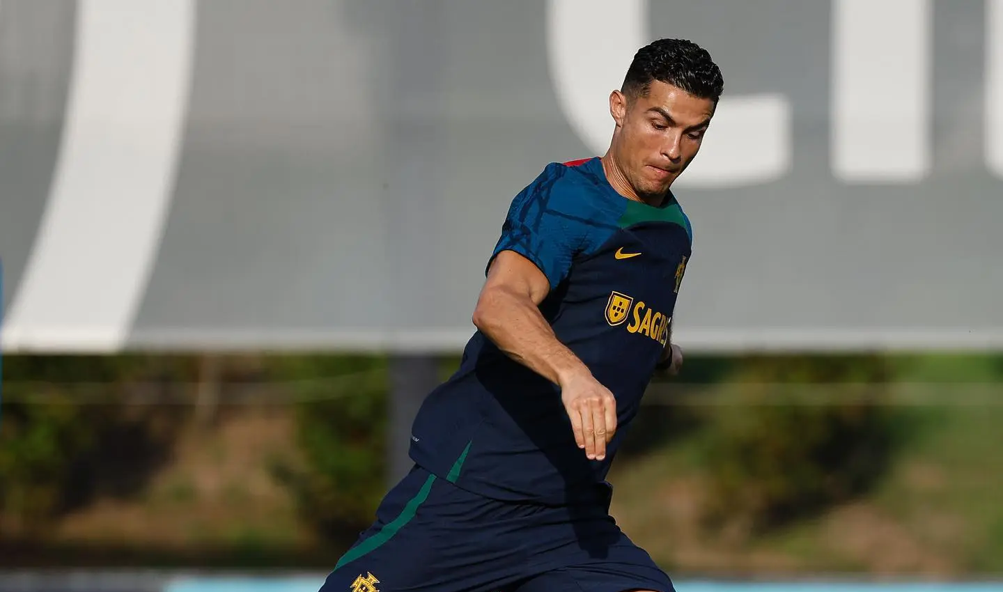 Ronaldo training at Real Madrid