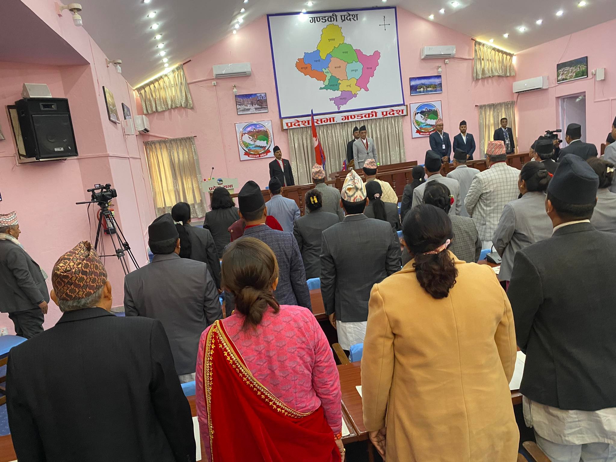 Gandaki MP took oath
