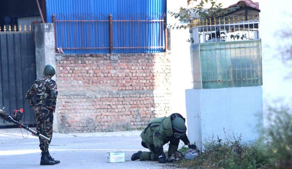 Army defuses suspicious object found outside Gokul Baskota’s house