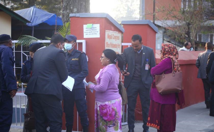 Voting to elect the leader of NC parliamentary party begun