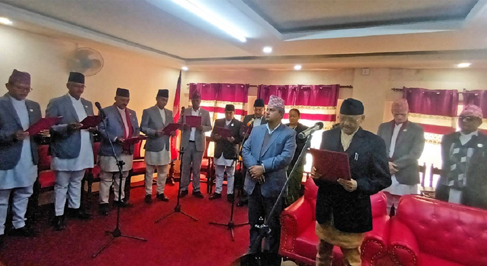 11-member cabinet of Bagmati government completed