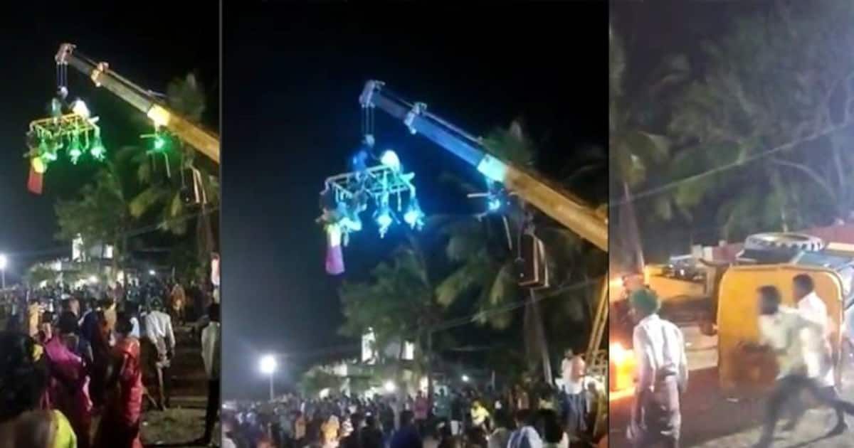 4 killed, 6 injured as crane collapses during temple festival in India