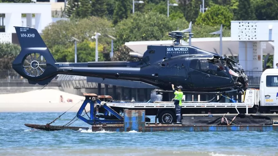Australia helicopter collision: Passenger tapped pilot before crash, footage shows [VIDEO]