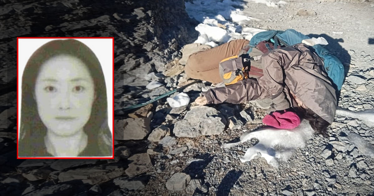 Korean trekker died in Manang Nepal