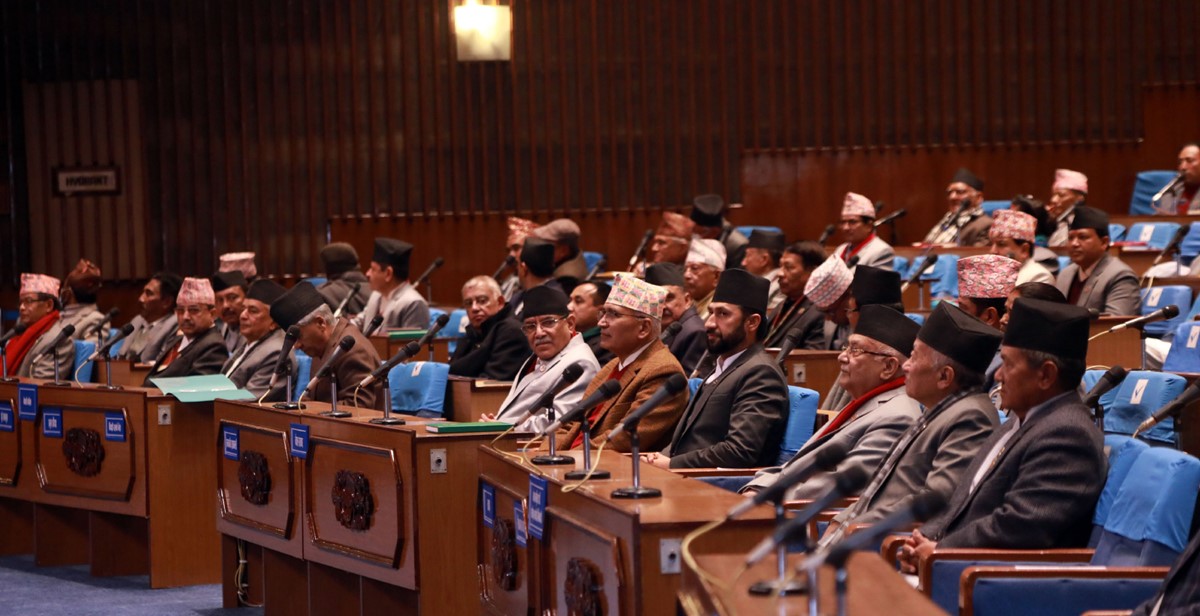 Parliament adjourned for 2 hours to allow Prachanda to cast his vote of confidence