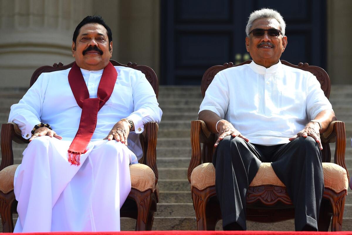 Canada bars Sri Lanka’s Rajapaksa brothers over rights abuses