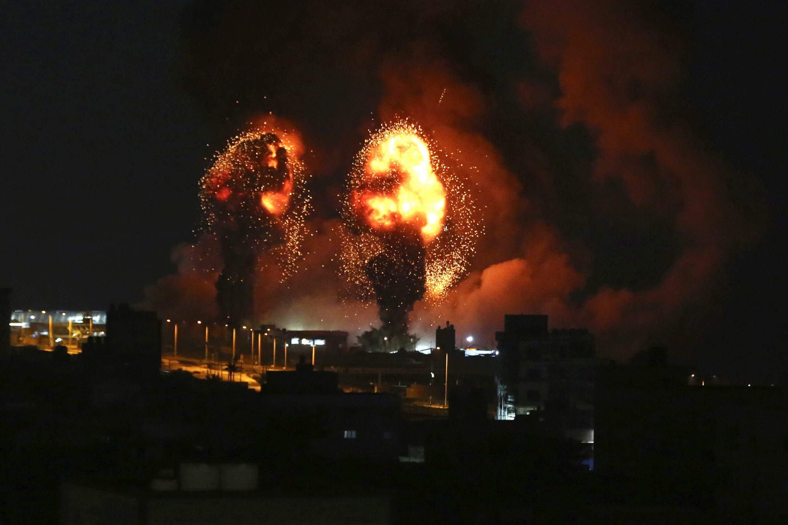Israeli fighter jets strike Gaza in response to rockets firing: witnesses